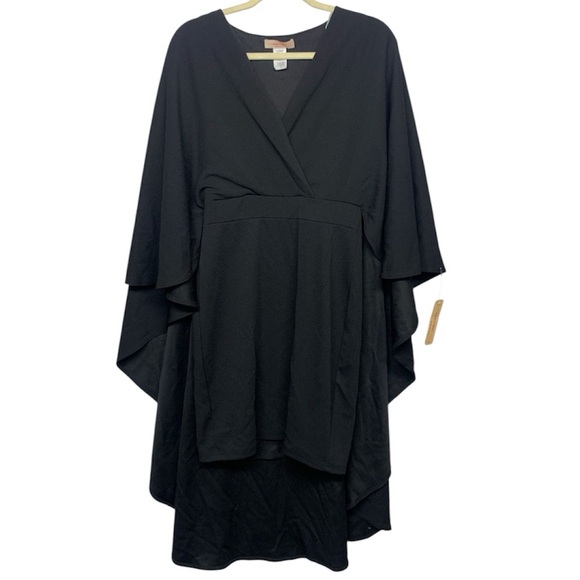 Karen T Design Black Cape Kimono Dress - Picture 1 of 7